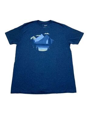 Sonoma Goods For Life Men's Large Blue Graphic T-Shirt